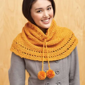 Bernat Crochet Drawstring Cowl