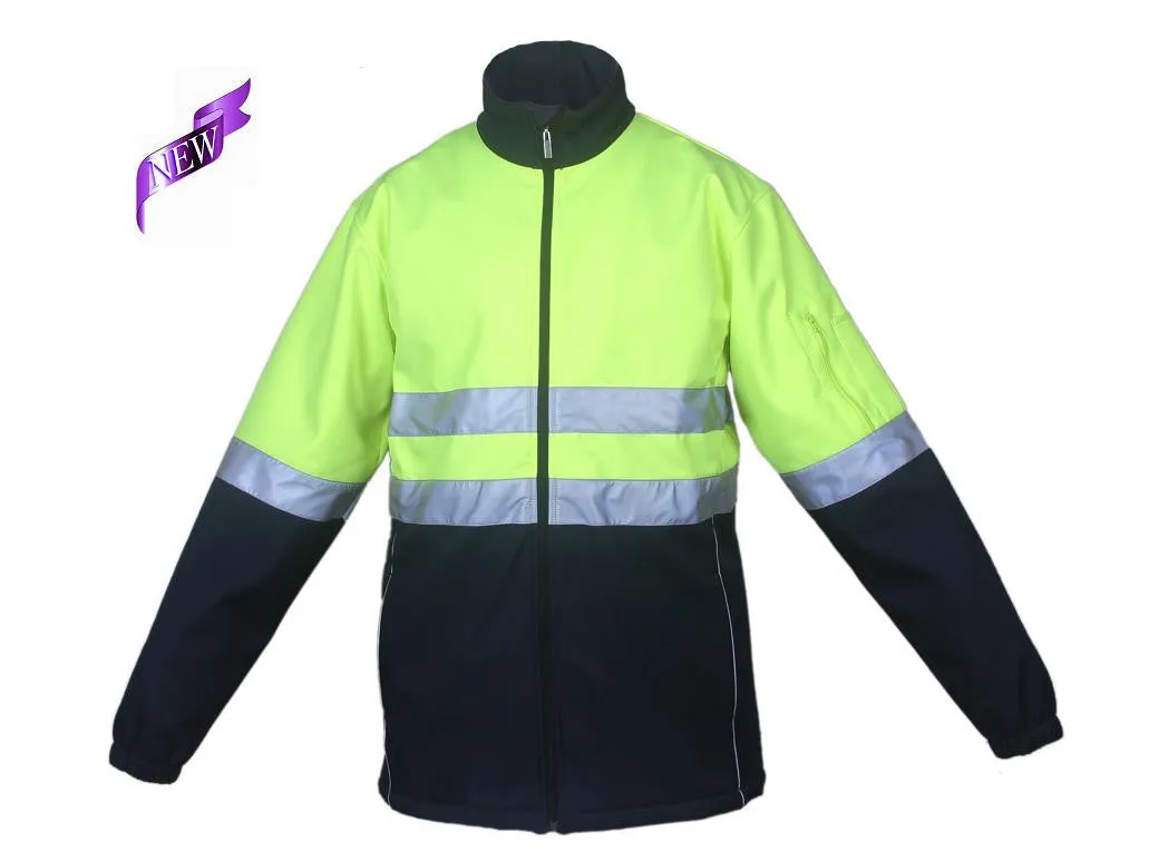 Bocini Hi-Vis Soft Shell Jacket-(SJ1103)