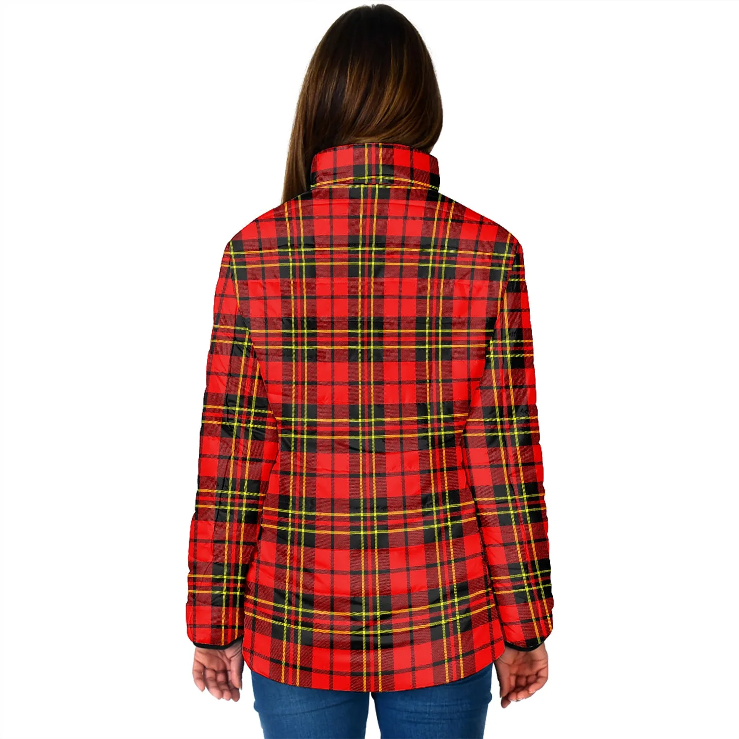 Brodie Modern Tartan Padded Jacket with Family Crest