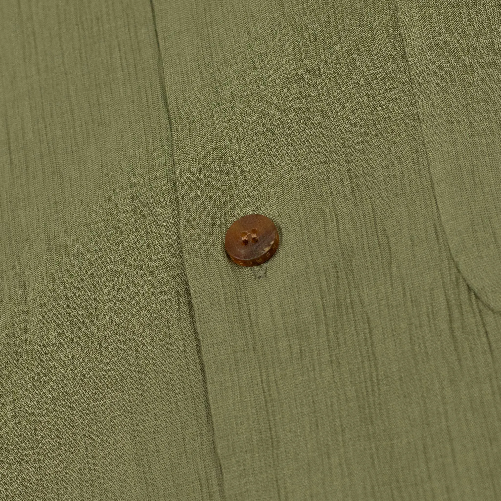 CPO shirt in light olive Italian linen and rayon