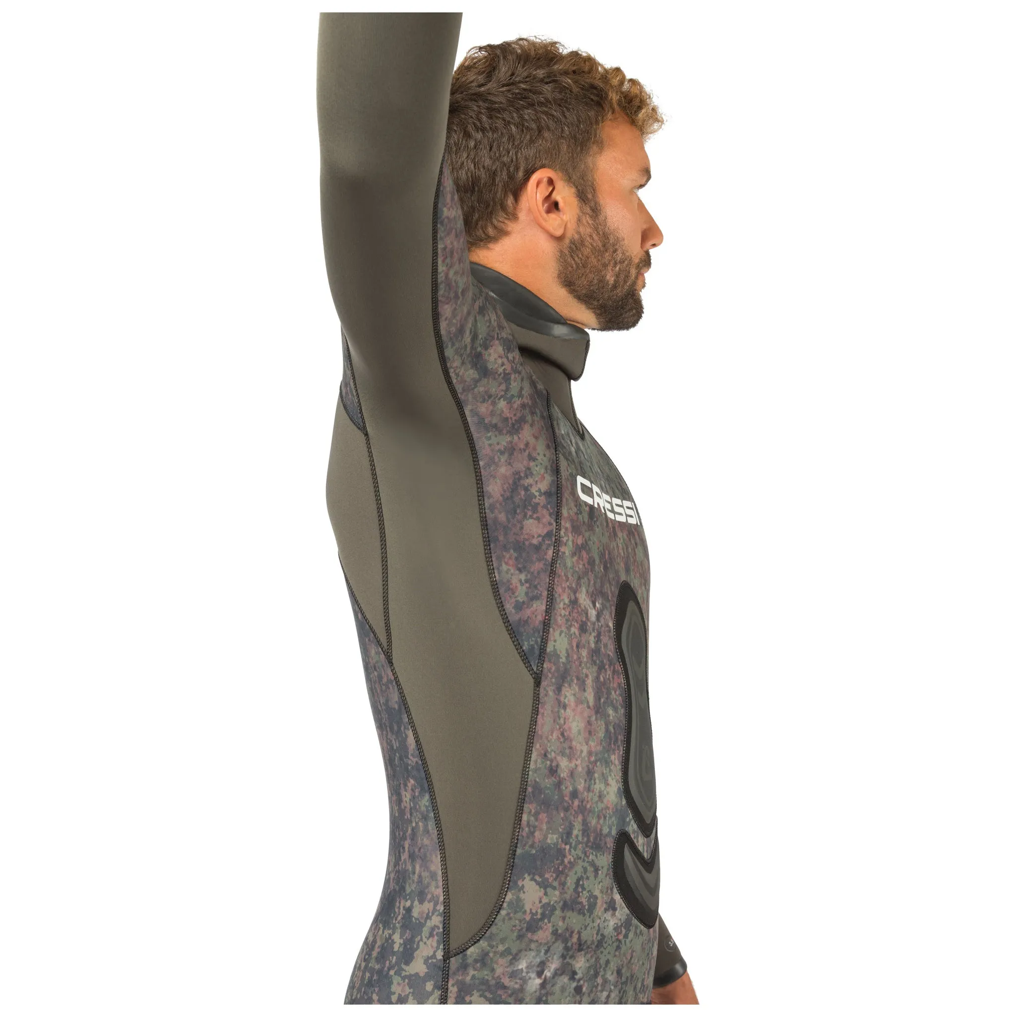 Cressi 5mm Mens Seppia 2-piece Freediving Wetsuit