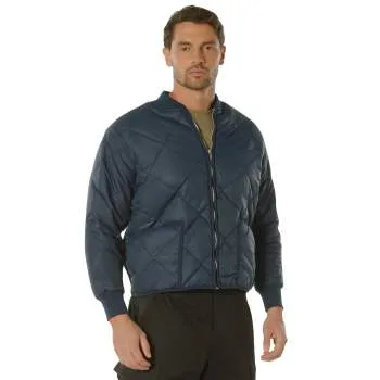 Diamond Quilted Flight Jacket