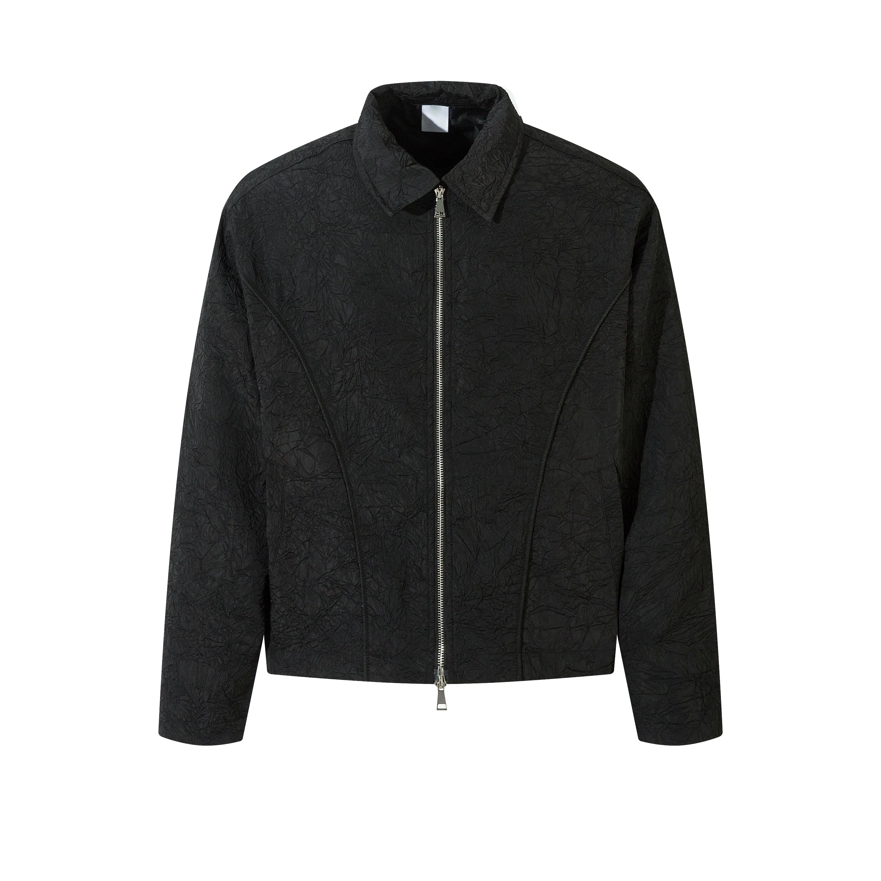 Faire Echo Cleanfit Textured Black Jacket