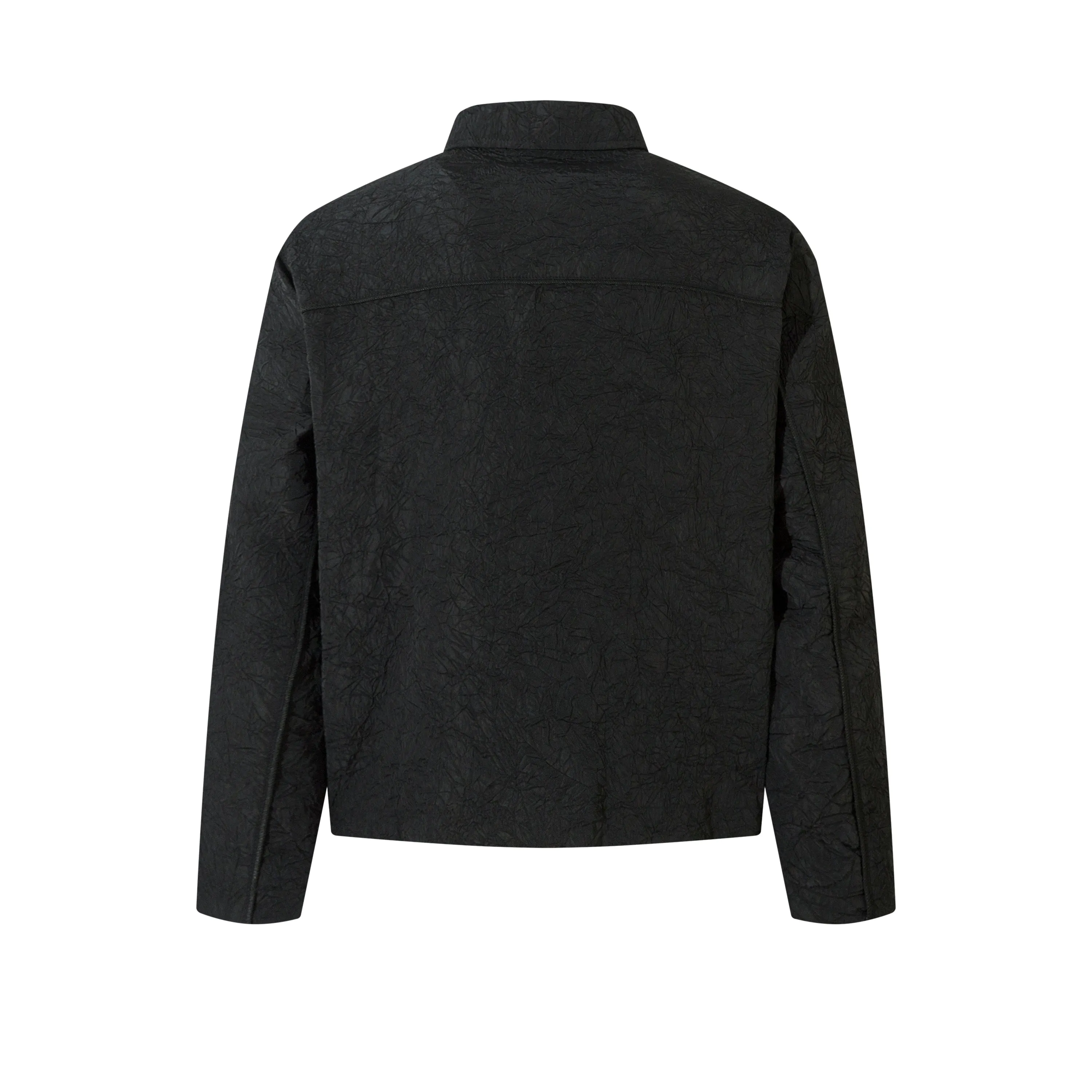 Faire Echo Cleanfit Textured Black Jacket