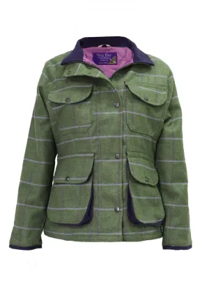 Hazy Blue Womens Tweed Jacket Sandringham