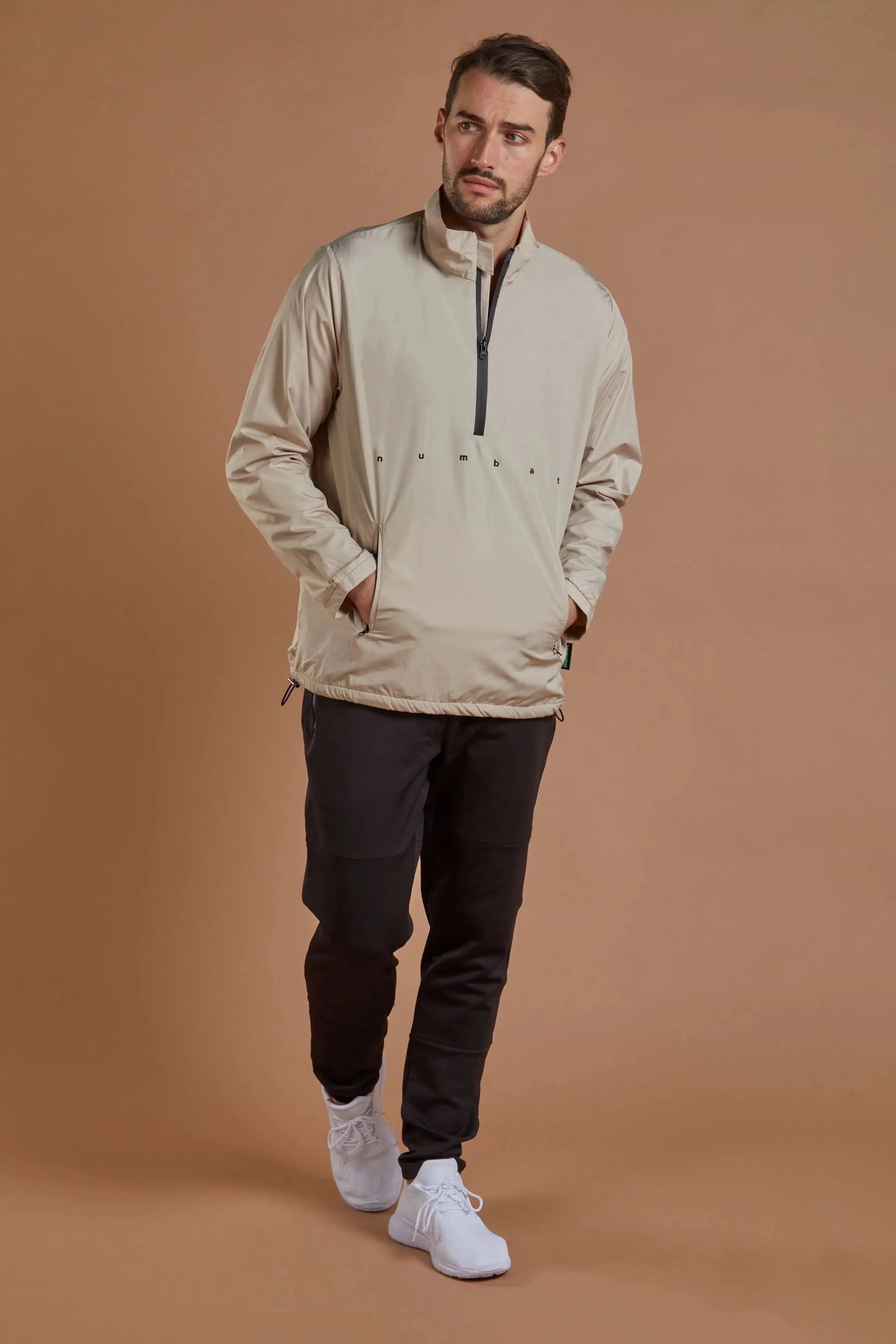 Men's Lightweight Windbreaker - Light Beige