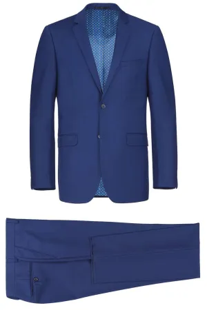 "Rafael" Royal Blue 2-Button Notch Suit (2-Piece Set)