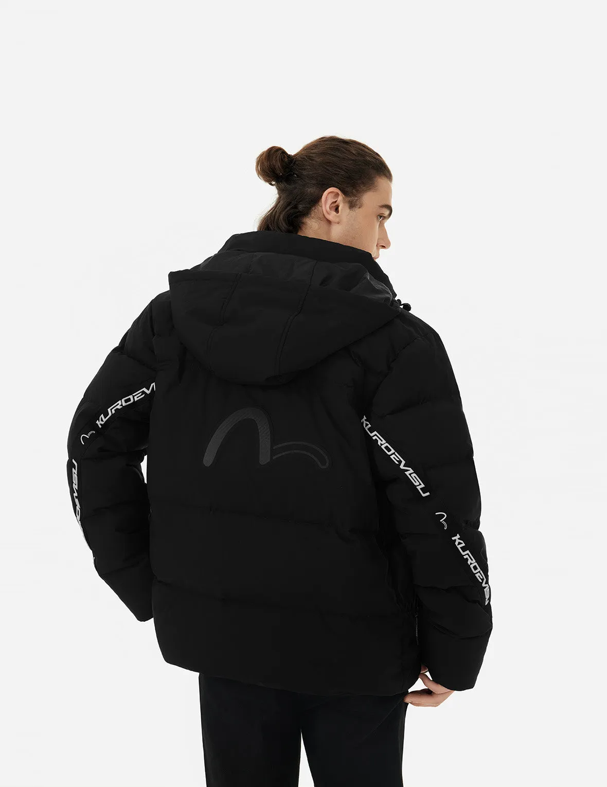 Seagull Appliqué Regular Fit Down Jacket