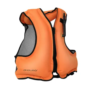 Universal Portable Inflatable Snorkeling Vest Buoyancy-assisted Swimming Jacket