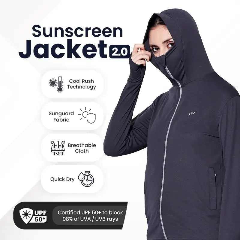 Women's Sunscreen Jacket 2.0 - Advanced Protection from Sun & Pollution