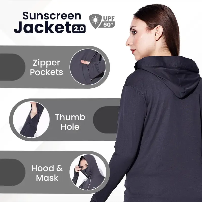 Women's Sunscreen Jacket 2.0 - Advanced Protection from Sun & Pollution