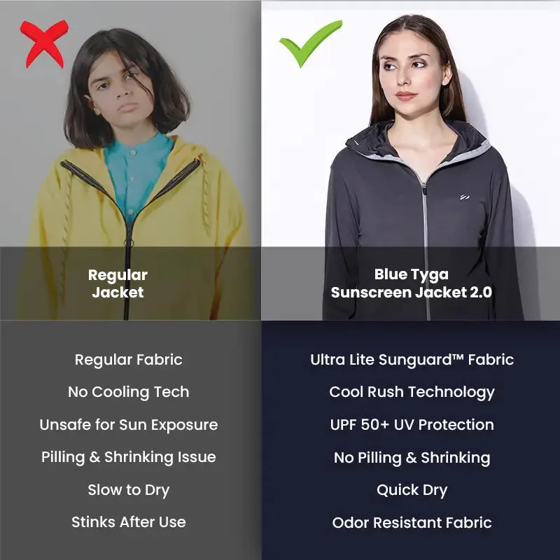 Women's Sunscreen Jacket 2.0 - Advanced Protection from Sun & Pollution